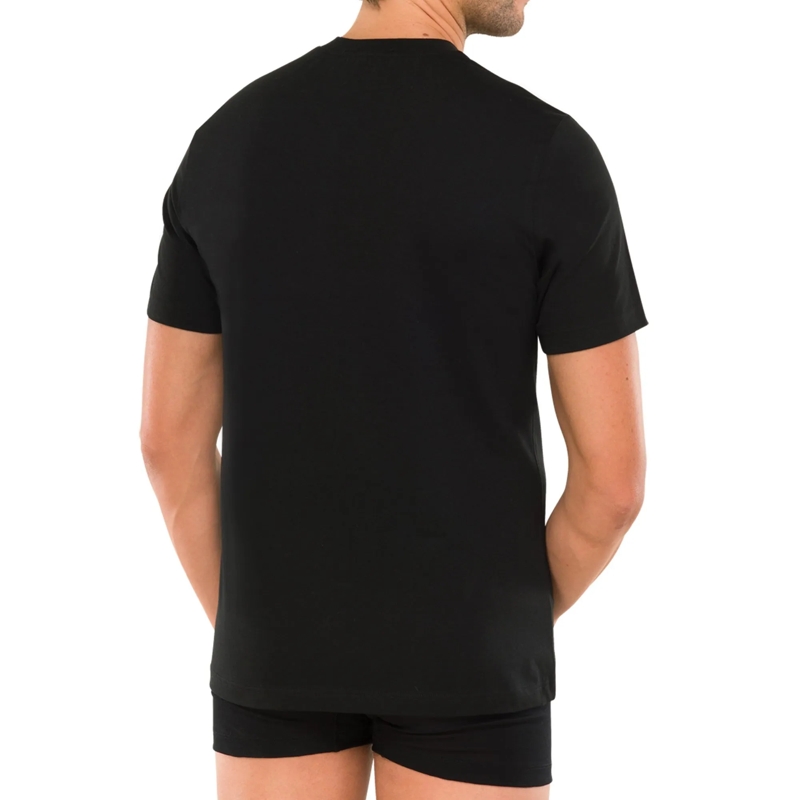SCHIESSER Hemd American T-Shirt 4er Pack schwarz(Image 3)