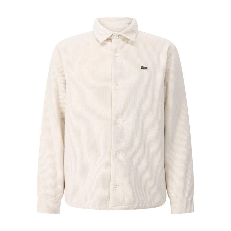 Lacoste Blazer Jacke aus Cord Creme