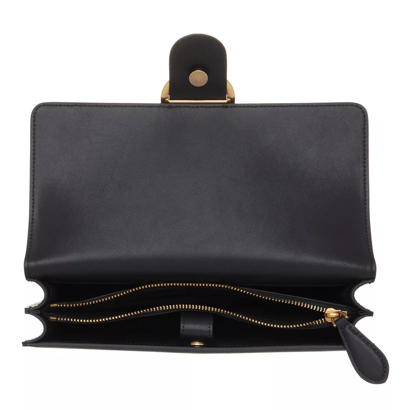 Pinko Crossbody Bag Love Classic Icon Simply Nero Antique Gold(Image 5)