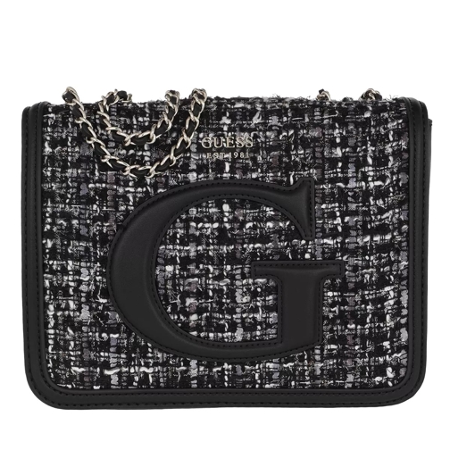 Guess Chrissy Convertible Xbody Flap Tweed Satchel