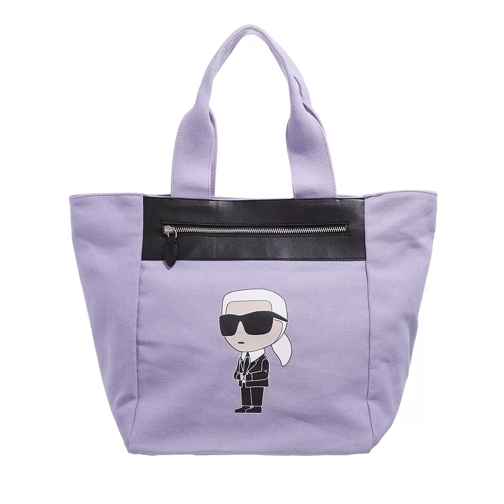 Karl Lagerfeld K/Ikonik 2.0 Karl Zip Shopper Pastel Lilac Shopping Bag
