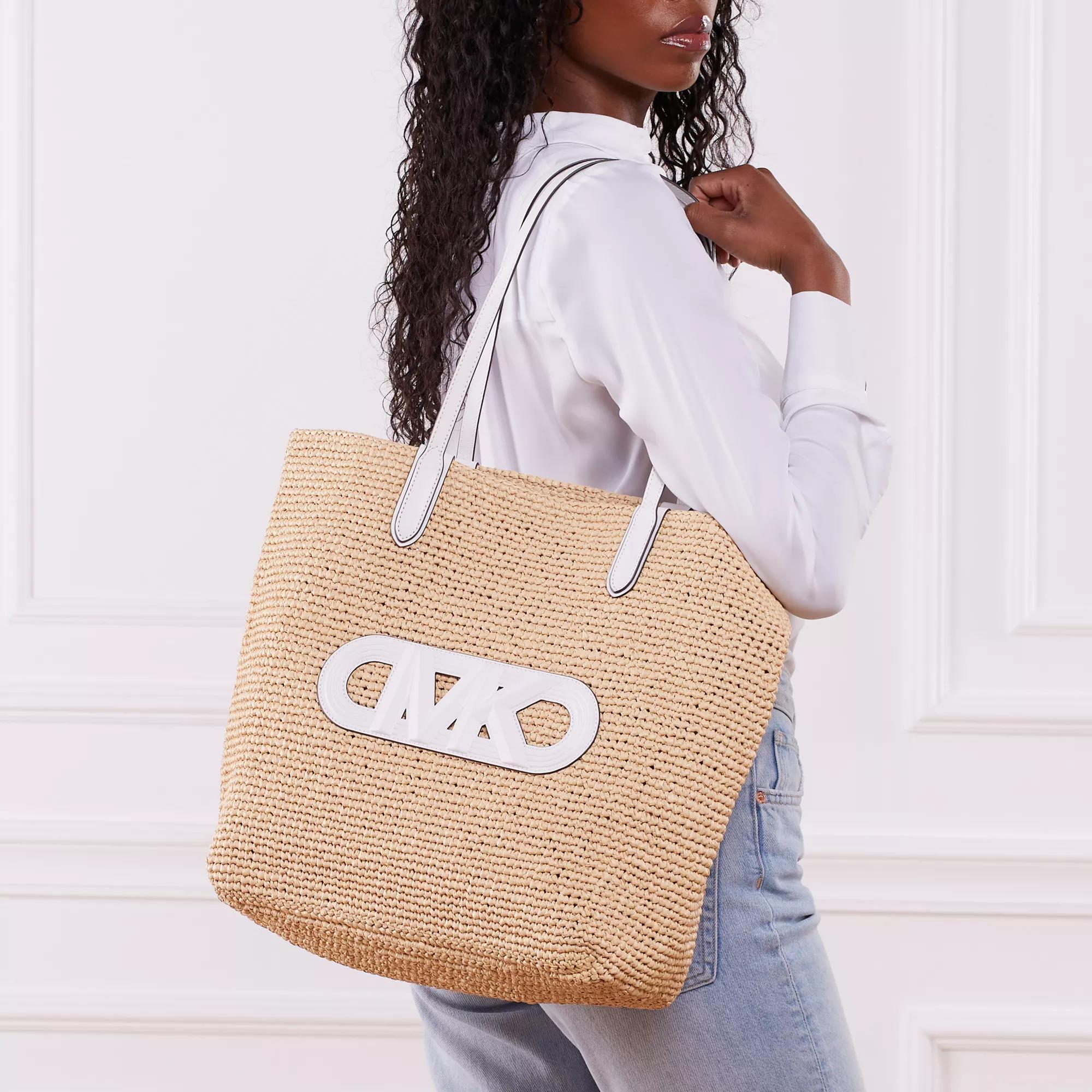 Eliza Tote Bag Nat Opticwht Shopping Bag