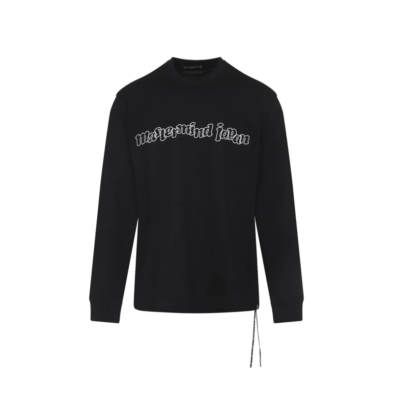 Mastermind Japan Top met lange mouwen Long-Sleeved T-Shirt With Bold Skull Graphic Black
