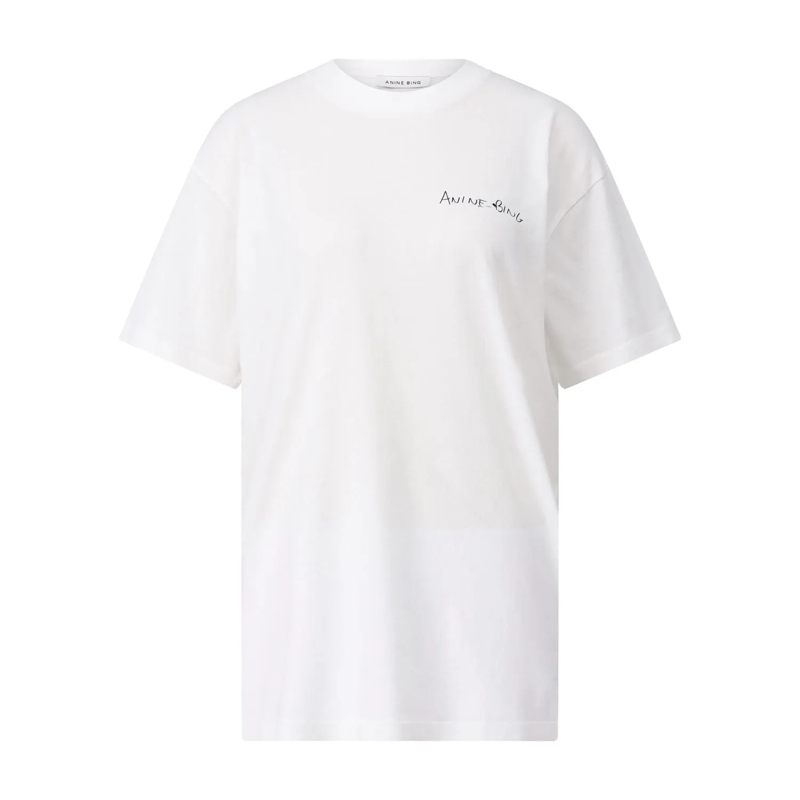 Anine Bing T-Shirt Oversized T-Shirt Walker Weiß