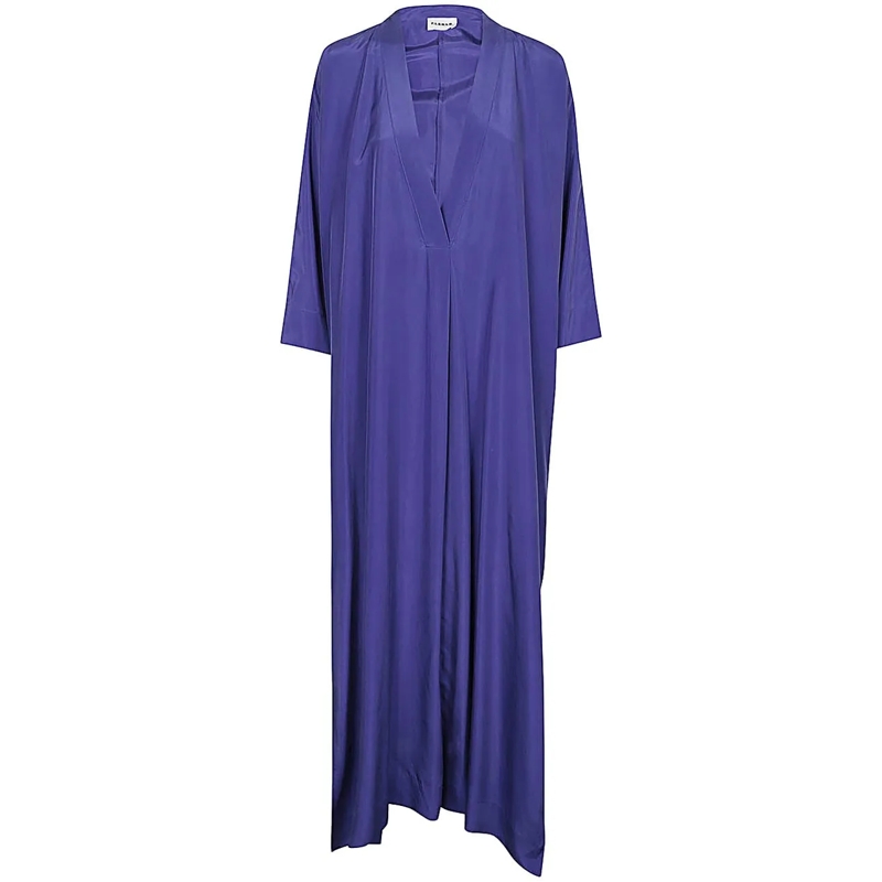 P.A.R.O.S.H. Robe longue Dresses Blue blau
