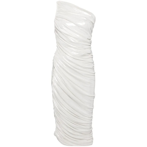 Norma Kamali Midi-Kleider Diana Dress White