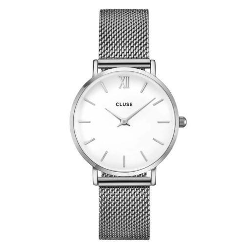 CLUSE Quartz Watch Cluse Minuit Damenuhr CW0101203002 Silber farbend