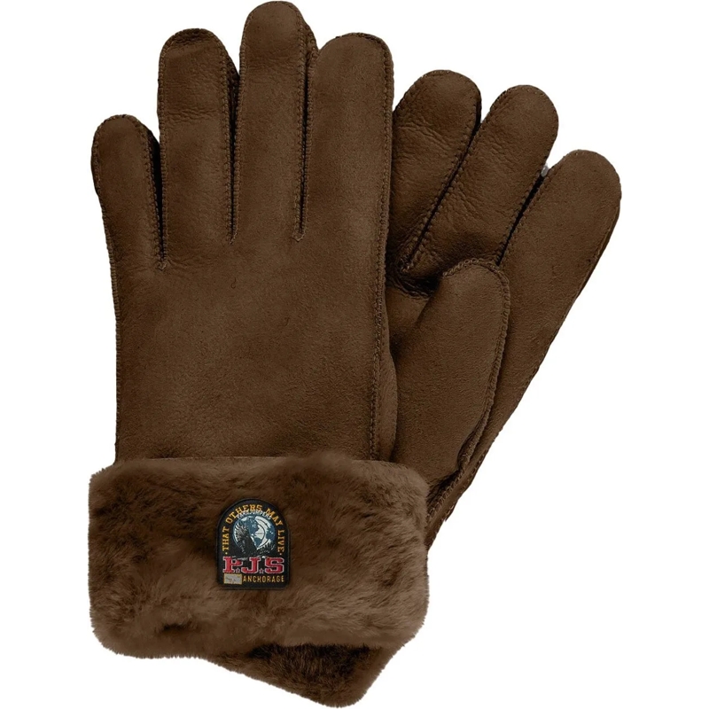 Parajumpers Gants Shearling Gloves Tobacco mehrfarbig