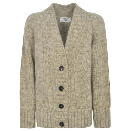 Maison Margiela Strickjacke Chunky-Knit Oversize Cardigan Neutrals