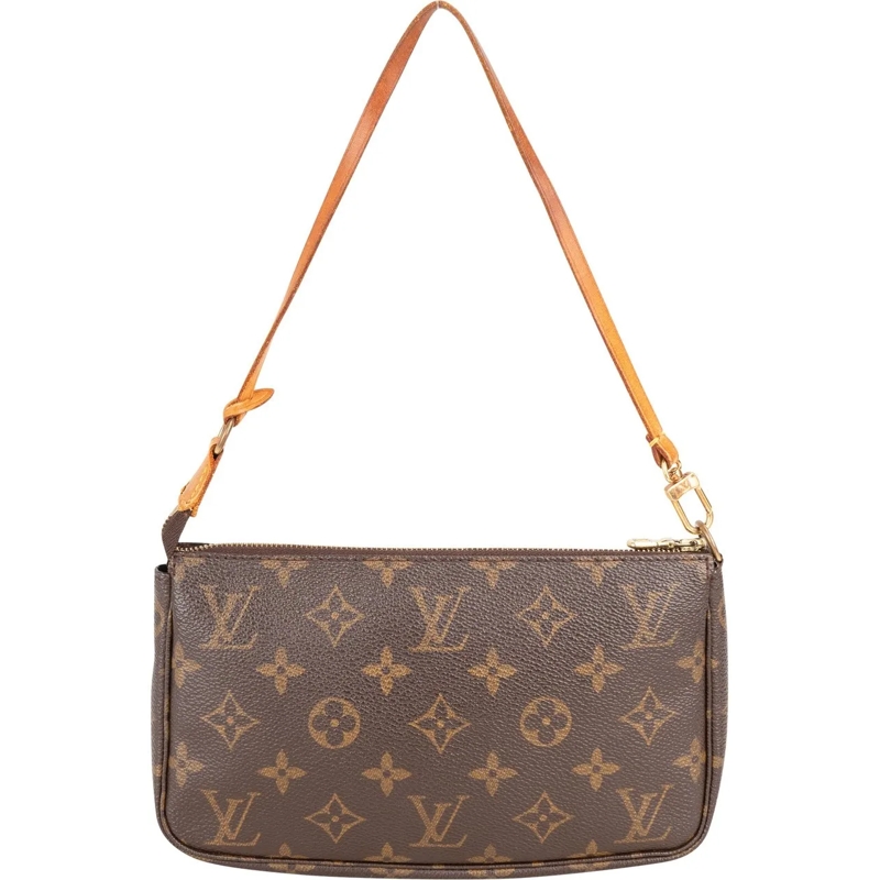 Louis Vuitton Tote Louis Vuitton Canvas Monogram Pochette Accessoire  braun