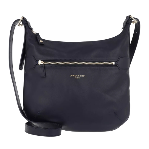 Longchamp 2.0 Messenger Bag Leather Marine Crossbody Bag
