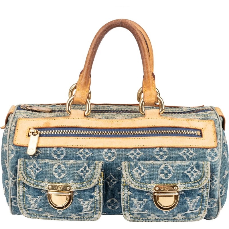 Louis Vuitton Tote Louis Vuitton Monogram Denim Neo Speedy 30 Handbag blau