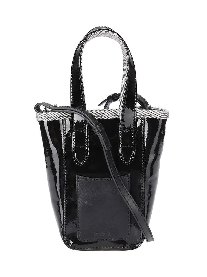 J.W.Anderson Crossbody bags Belt Anchor Logo Mini Tote Bag in zwart