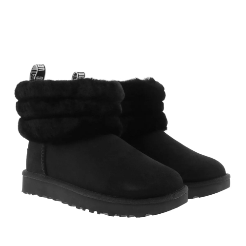 UGG W Fluff Mini Quilted Black Bottes d'hiver