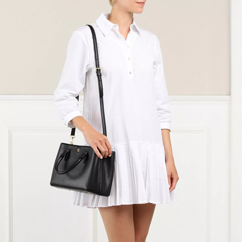 Lauren Ralph Lauren Tote Marcy 26-Satchel-Small Black(Image 3)