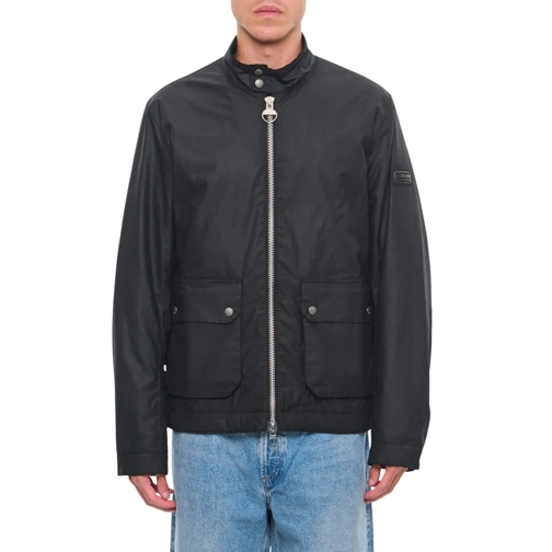 Barbour Overgangsjas Lutlaw Harrington Wax Jacket Black