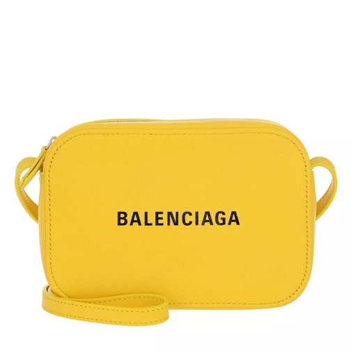 Balenciaga Everyday Camera Bag XS Leather Jaune Soleil/Noir Crossbody Bag