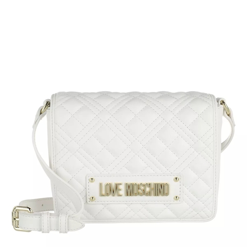 Love Moschino Borsa Quilted Pu  Bianco Crossbody Bag