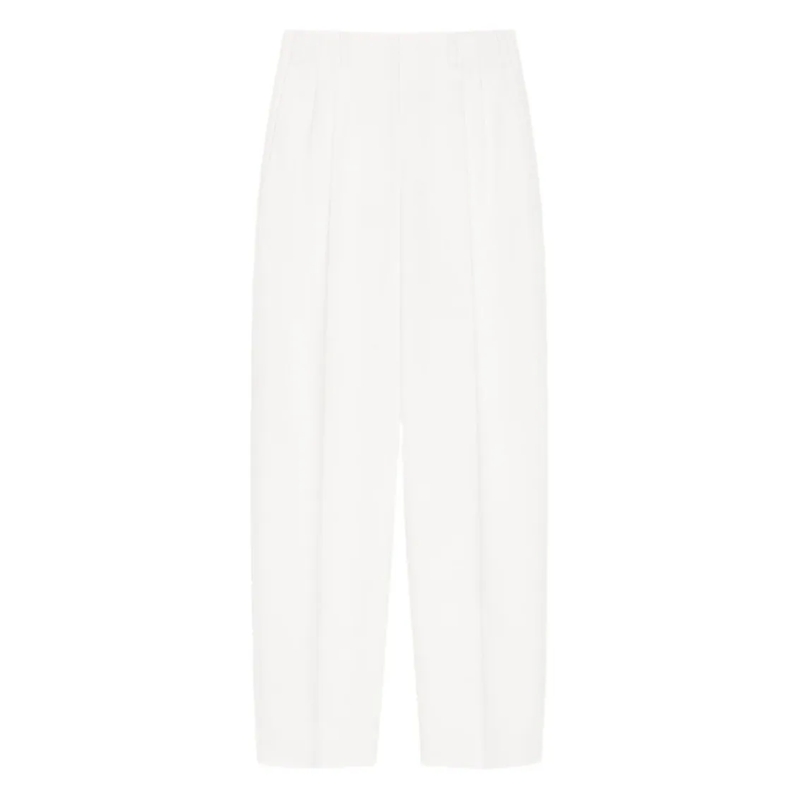 Givenchy  Double Pleat Pants In Wool White