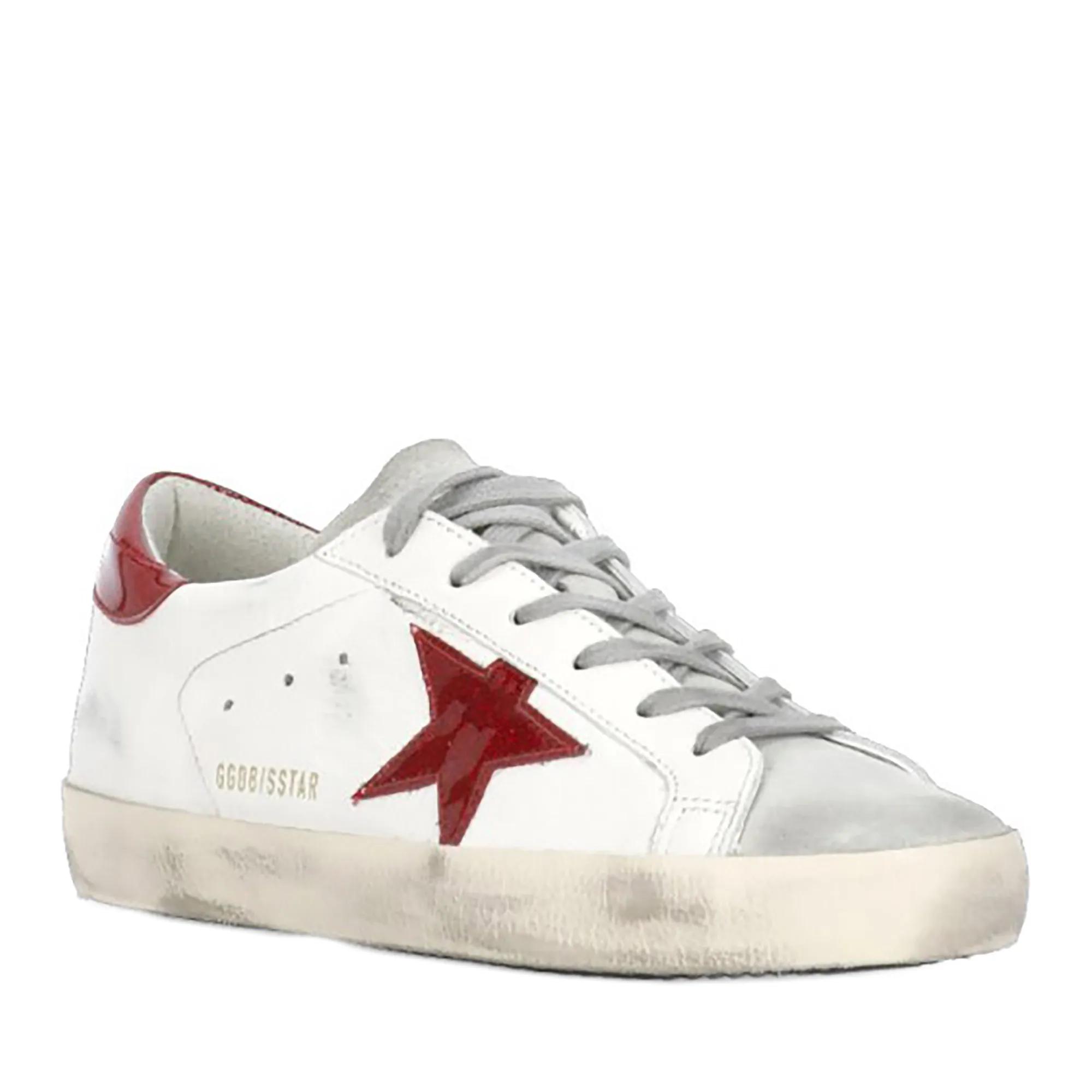 Golden Goose Low-Top Sneakers Super Star Sneakers in wit