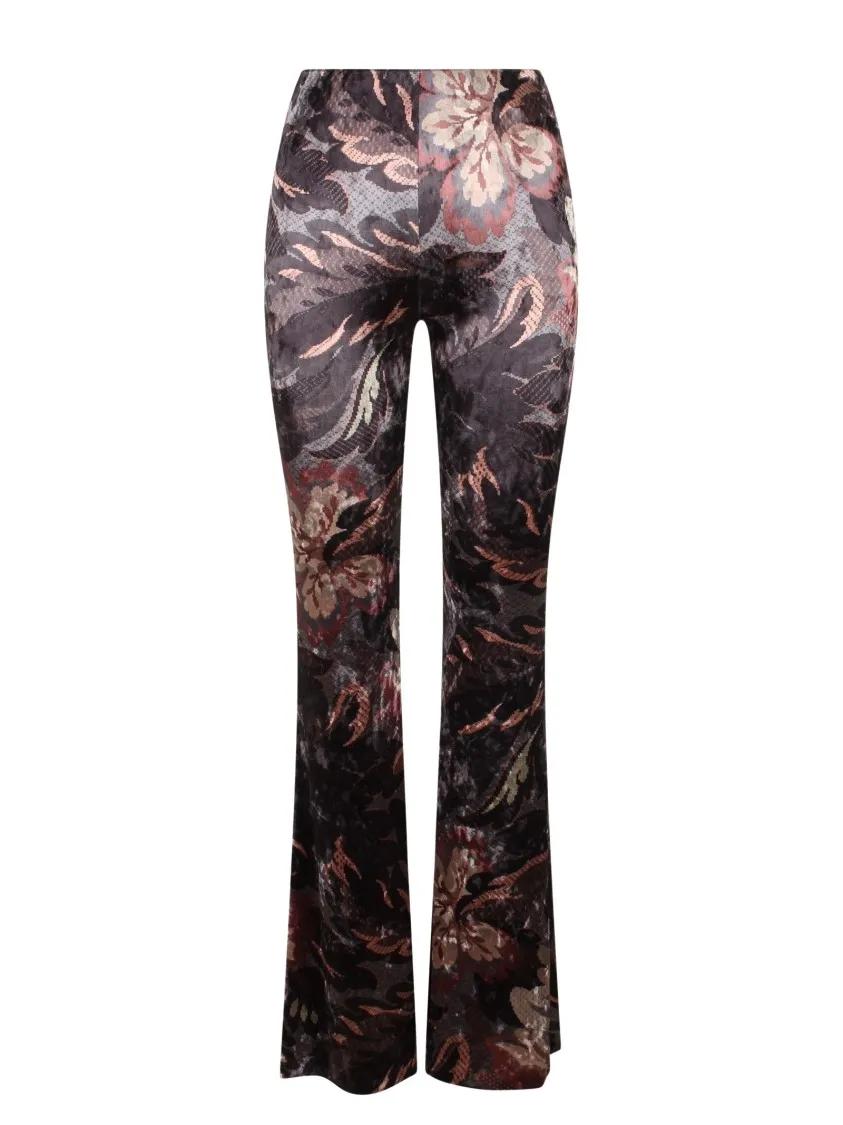 Etro - Printed Chenille Pants - Größe 42 - bunt