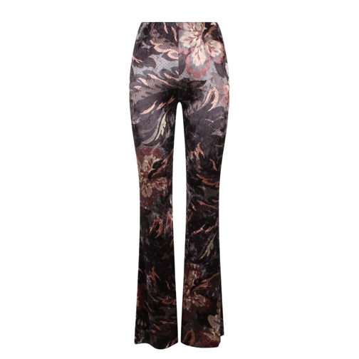 Etro Printed Chenille Pants Multicolor 