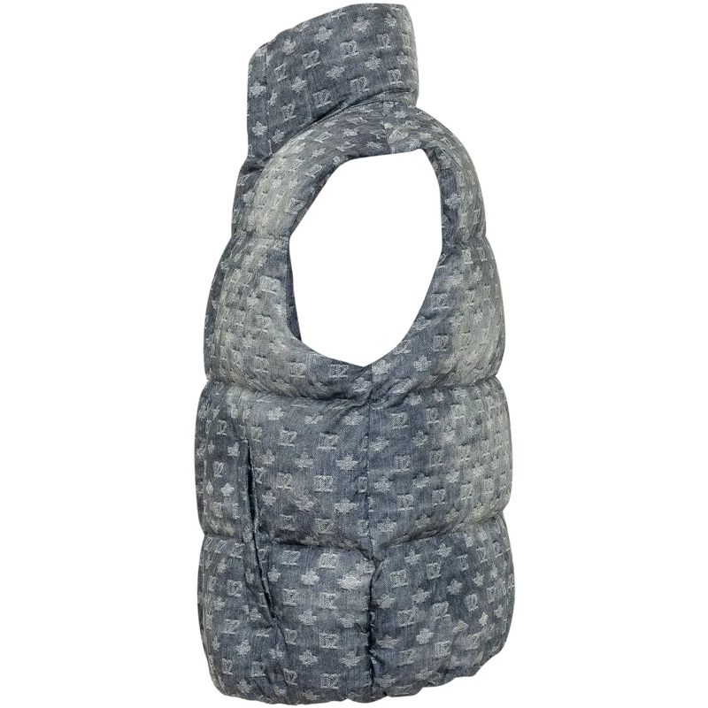 Dsquared2  Gilet Imbottito Monogram grau(Image 3)