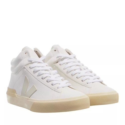 Veja Minotaur Chromefree Leather Extra-White Pierre Butter High-Top Sneaker