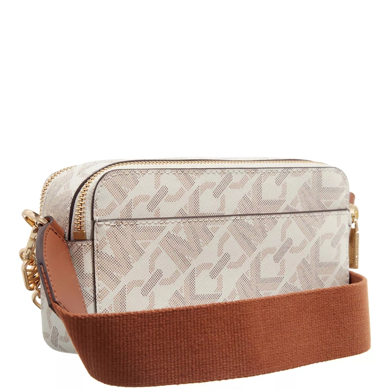 MICHAEL Michael Kors Crossbody Bag Jet Set Small Double Zip Camra Chain Xbody Vanilla/Lugg(Image 6)