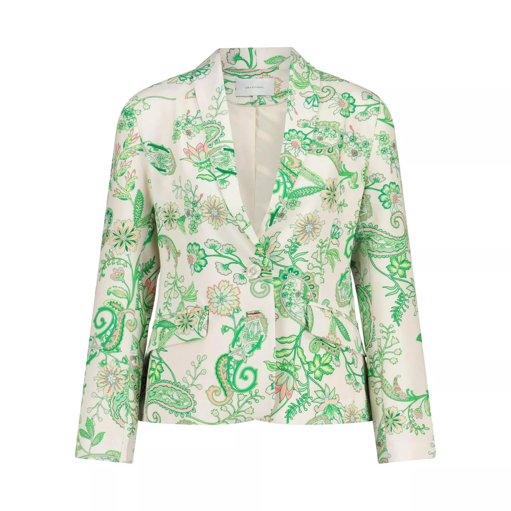 Thumbnail - Dea Kudibal - Blazer Zinsa mit Print 47702249439578 - Größe XS - green