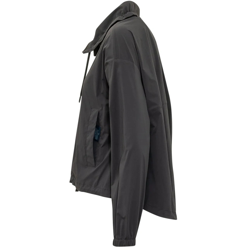 Herno Übergangsjacke Giubbotto con Cappuccio e Coulisse dunkelgrau(Image 3)
