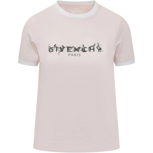 Givenchy T-Shirts RINGER T-SHIRT rose