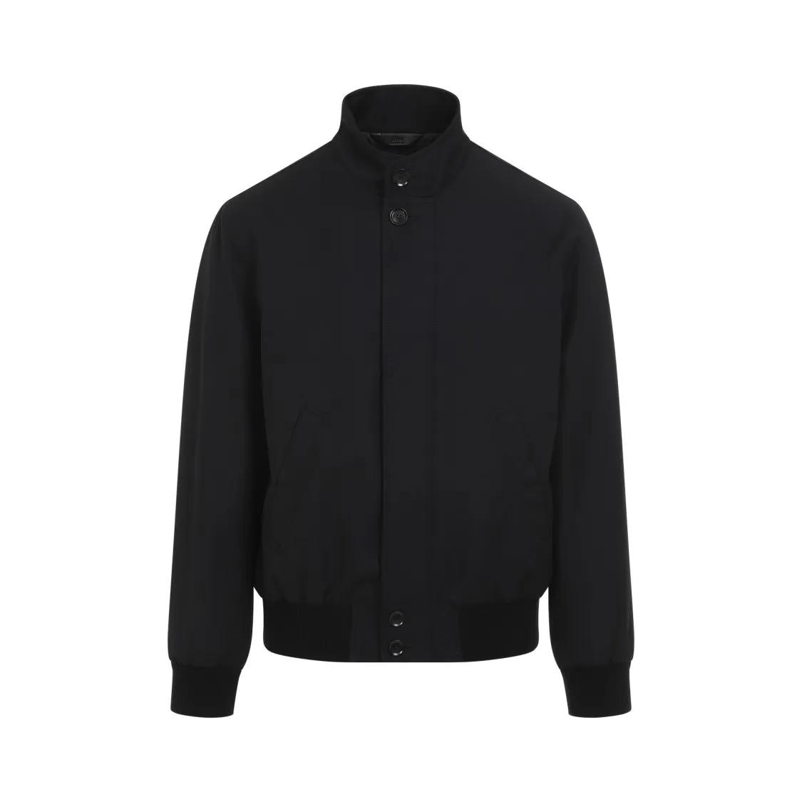 Brioni - Cardigan Blouson - Größe L - schwarz