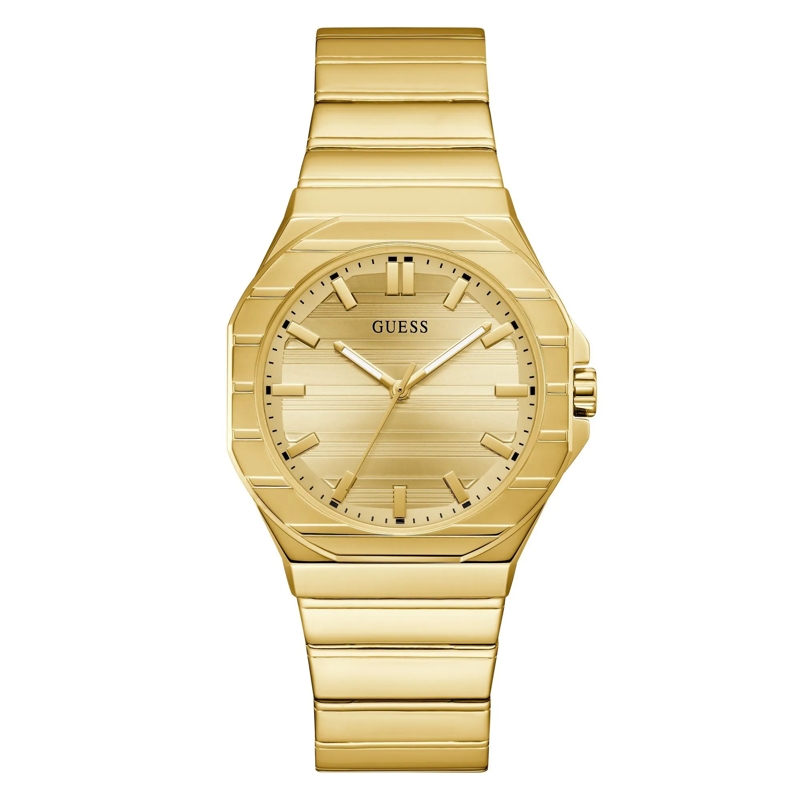 Guess Quarzuhr Quarz-Analoguhr Jaq gold