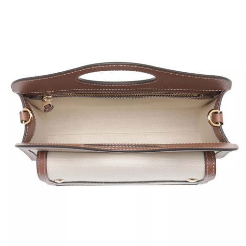 Burberry Fourre-tout Pocket Shoulder Bag Natural/Malt Brown (Image 6)