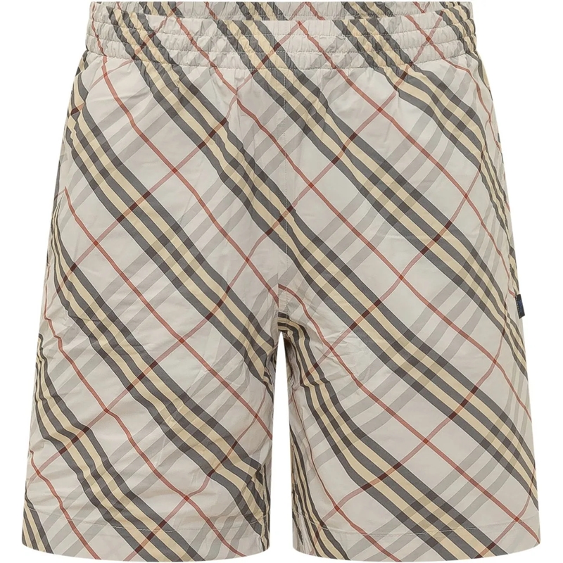 Burberry Shorts Shorts con Motivo Check beige