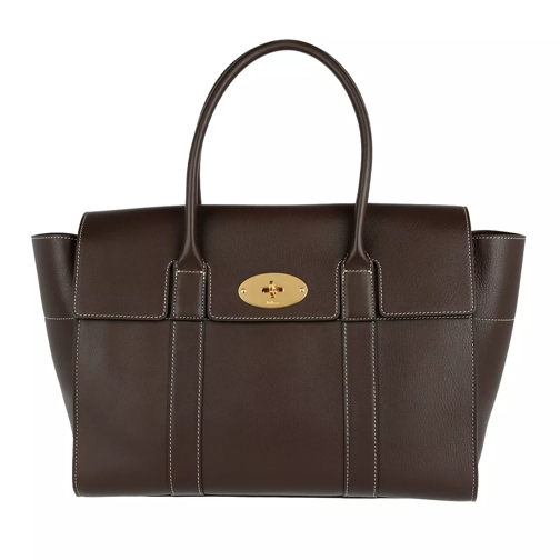Mulberry New Bayswater Calf Leather Tote Chocolate Tote
