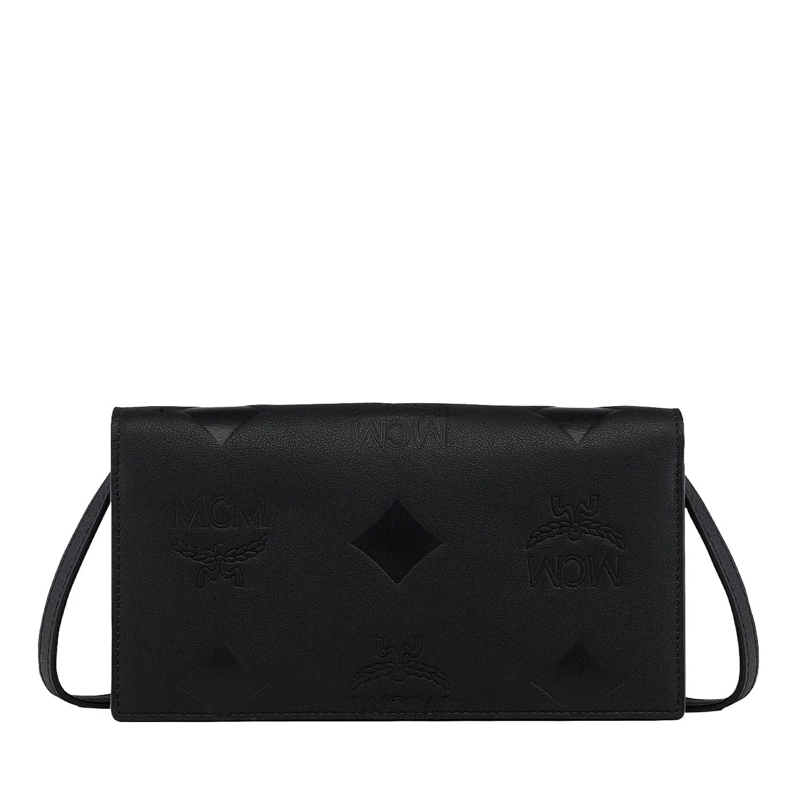 MCM Wallet On A Chain Aren Em Mn Wallet On Chain Lrg Bk Black(Image 7)