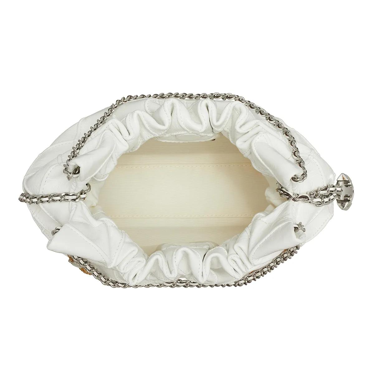 Thumbnail - Tory Burch Hobo Bags - Fleming Distressed Mini Hobo Bag - Gr. unisize - in Weiß - für Damen