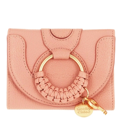 See By Chloé Compact Wallet Leather Fallow Pink Tri-Fold Portemonnaie