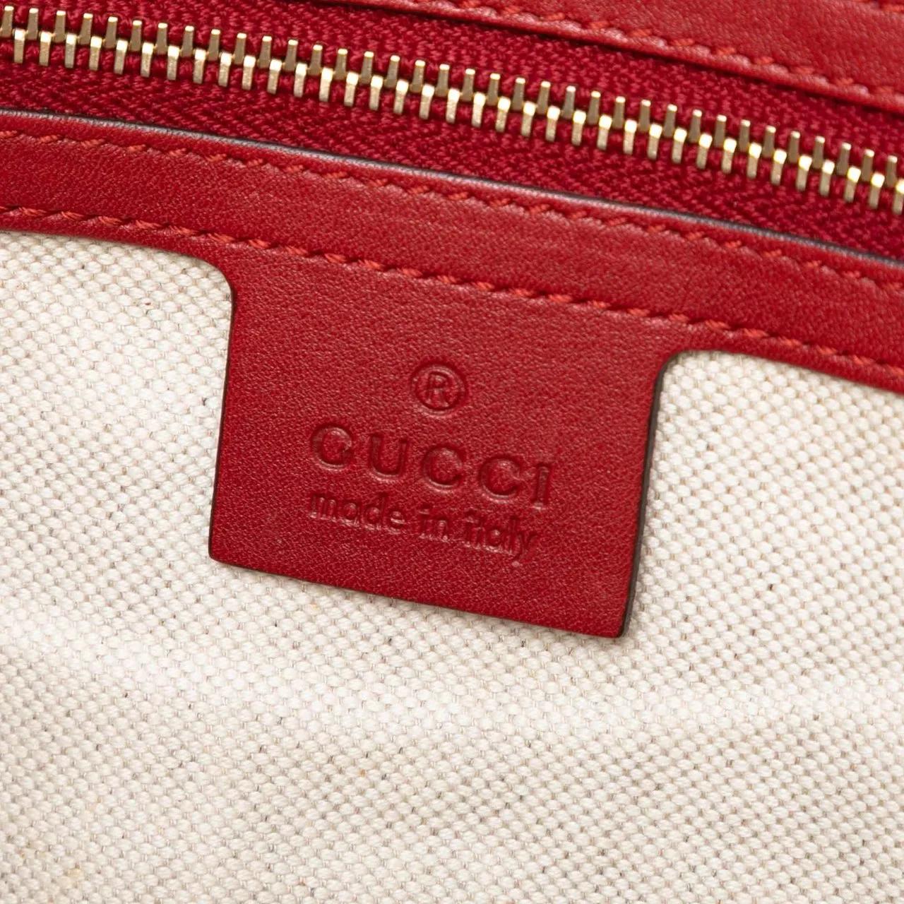 Thumbnail - Gucci Shopper - Patent Microguccissima Nice Tote - Gr. unisize - in Rot - für Damen