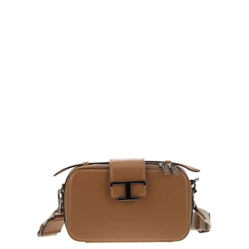 Tod's Sac à bandoulière Leather Mini Camera Bag Brown