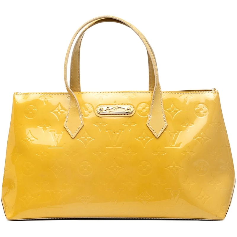 Louis Vuitton Tote Monogram Vernis Wilshire PM gelb