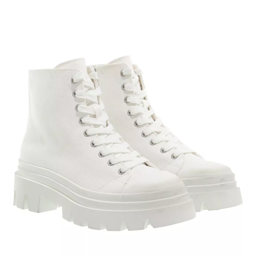 Ash Phonic Washed White Lace up Boots