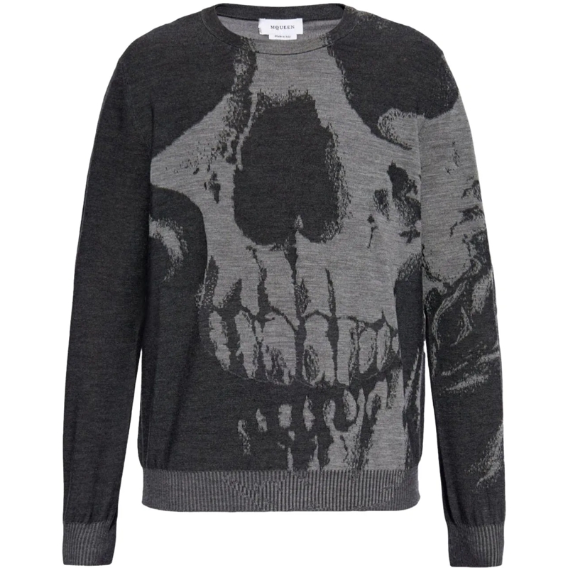 Alexander McQueen  Sweaters Grey grau