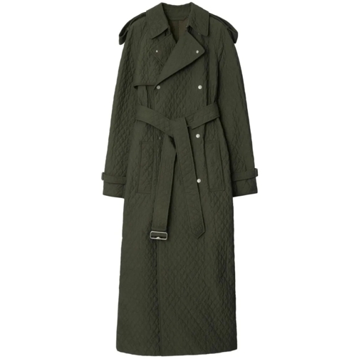 Burberry Trenchcoat Military Green Trench Coat Black