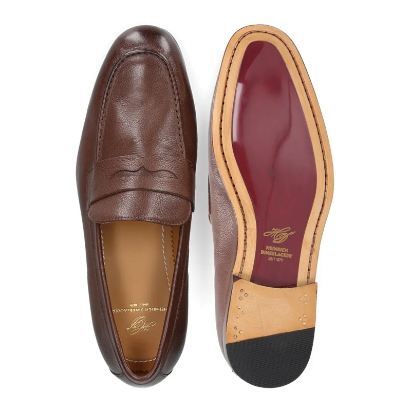 Heinrich Dinkelacker Loafer Loafer Amalfi Plain W dunkel-braun(Image 4)
