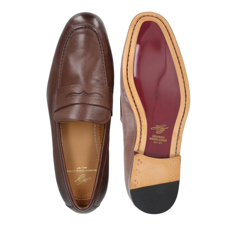 Heinrich Dinkelacker Loafer Loafer Amalfi Plain W dunkel-braun(Image 4)