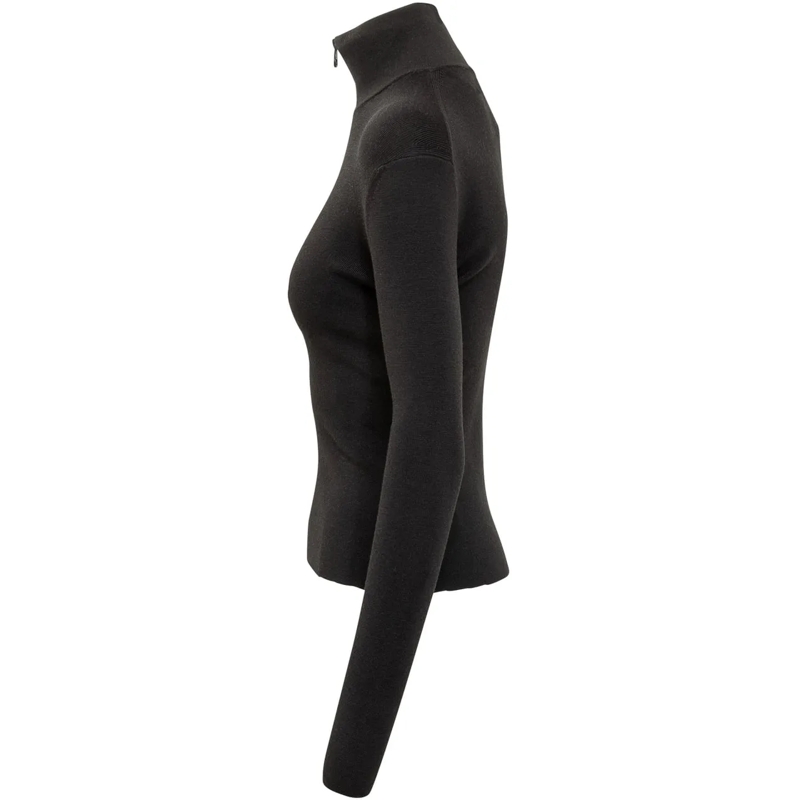 Courrèges  Maglia nera Courreges a collo alto schwarz(Image 3)