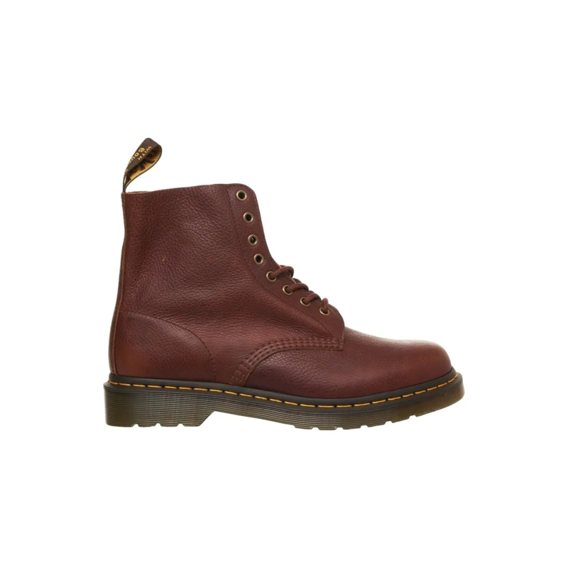 Dr. Martens Bottes '1460 Pascal' Leather Lace-Up Boots Grey